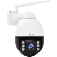 5MP ptz Camera Outdoor 4X Optical Zoom WiFi IP auto-Tracking Camera Built-in Two Way Audio for Video Security Surveillance,Support 355°pan 90°tilt/Motion & Human-Shape Detection/ONVIF protol