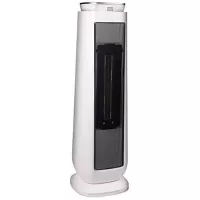 PELONIS PHTPU1501 Ceramic Tower 1500W Indoor Space Heater with Oscillation, Remote Control, Programmable Thermostat&8H Timer, Tip-Over Switch& Overheat Protect, 7.17 x 7.17 x 22.95 inches, White