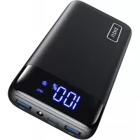 INIU Portable Charger, 20W PD3.0 QC4.0 Fast Charging LED Display 20000mAh Power Bank, Tri-Outputs Battery Pack Compatible with iPhone 12 11 XS X 8 Samsung S20 Google LG iPad Tablet etc. [2021 Version]