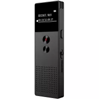 Voice Recorder, 16GB Digital Voice Recorder for Lecture, Audio Voice Recorder with MP3 Player, Voice Activated Recorder, with Rechargeable Stereo HD Recording Voice (16GB)