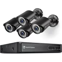 HeimVision HM245 1080P Security Camera System, 8CH 5MP-Lite DVR 4Pcs 1920TVL Outdoor Wired CCTV Camera with Night Vision, Motion Alert, No Hard Drive