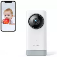Victure 1080P Baby Monitor, Pet Camera 2.4Ghz Indoor Home Security Camera with Motion Tracking Sound Detection, 2-Way Audio Compatible with iOS & Android System