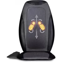 3-D Real Hands Shiatsu Back Massage Cushion, Multi-Zone with Heat and Vibration, Make Lemonade