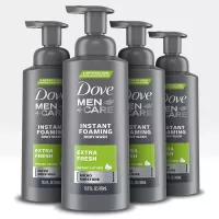 Dove Men+Care Foaming Body Wash to Hydrate Skin Clean Comfort Effectively Washes Away Bacteria While Nourishing Your Skin 13.5 oz 4 Count