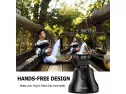 Portable All-in-one Smart Selfie Stick, 360° Rotates Auto Face & Object Tracking Vlog Shooting Smartphone Mount Holder
