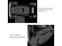 Portable All-in-one Smart Selfie Stick, 360° Rotates Auto Face & Object Tracking Vlog Shooting Smartphone Mount Holder