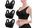 Womens Sports Bras, Yoga Comfort Seamless Stretchy Sports Bra For Wome..