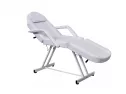 Salon Style White Leather Cover Beauty Professional Facial Tabel Bed Chair Massaging Tables For Barber Face Beauty Updated Facial Beds And Tattoo Chairs With Stool