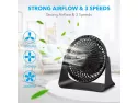 Beskar Usb Small Desk Fan - 6 Inch Portable Fans With 3 Speeds Strong ..