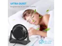 Beskar Usb Small Desk Fan - 6 Inch Portable Fans With 3 Speeds Strong ..