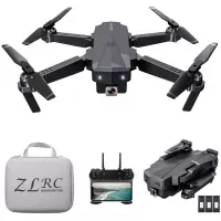 GoolRC SG107 FPV RC Drone with 4K HD Camera, Foldable RC Quadcopter with APP Control, Headless Mode, 360° Rotation, Trajectory Flight, Includes Bag and 3 Batteries