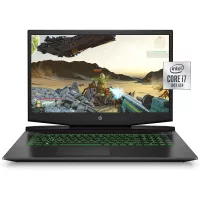 HP Pavilion Gaming Laptop 17-inch, Intel Core i7, NVIDIA GeForce GTX 1660 Ti with Max-Q, 16 GB RAM, 256 GB SSD, Windows 10 Home (17-cd1030nr, Shadow Black)