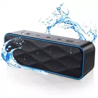 Waterproof Bluetooth Speaker, ZoeeTree S1Pro Speaker Bluetooth Wireless with 20W HD Sound & Deep Bass, Bluetooth Speakers with 36Hours, 100Ft Wireless Range, Portable Speakers for Outdoors, Travel