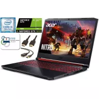 Acer Nitro 5 15.6 FHD Gaming Laptop, 9th Gen Intel Quad Core i5-9300H, NVIDIA GeForce GTX 1650, 8GB DDR4 RAM, 256GB NVMe SSD, WiFi 6, MaxxAudio, Backlit Keyboard, Windows 10 + CUE Accessories