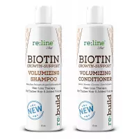 Volumizing Biotin Shampoo and Conditioner Set - Natural Volume Shampoo For Women Hair Volume Sulfate Free Shampoo and Conditioner Set with Biotin for Hair Growth Treatment