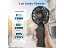 Handheld Fan, Easyacc 9000mah Battery Fan 2020 Upgraded Portable Fan With Unique One Touch Power Off Usb Desk Fan 9-53 Hours 4 Speeds Strong Winds Personal Cooling Fan For Home Office Outdoor-black