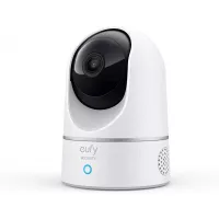 eufy Security 1080P Indoor Cam Pan & Tilt, Plug-in Security Indoor Camera with Wi-Fi, Human & Pet AI, Voice Assistant Compatibility, Motion Tracking, HomeBase Not Required.