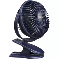 HONYIN Rechargeable Clip on Fan—10000mAh Battery Operated Small Fan, Upgrade Quieter & Stronger Wind, Sturdy USB Desk Clip Fan, Portable Cooling Fan for Golf Cart, Camping, Treadmill, Chair