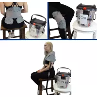 Frozen Heat Therapy Unit for Hot and Cold Cryotherapy Treatment with Reusable Attachment Pads for Back, Shoulder, Leg, Ankle, Hip and Knee- for a Faster Recovery and Pain Relief by Brace Direct