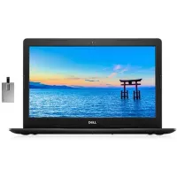 2020 Dell Inspiron 15 3000 15.6" HD Laptop Computer, AMD Athlon Silver 3050U Processor, 8GB RAM, 256GB PCIe SSD, MaxxAudio Pro, HD Webcam, AMD Radeon Graphics, Win 10 S, Black, 32GB SnowBell USB Card