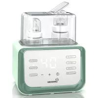 Bottle Warmer Bottle Sterilizer 6-in-1 Food Heater Constant Warming Quickly Warm with LCD Display Accurate Temperature Control for Breastmilk or Formula