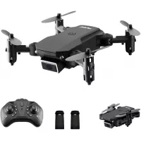 GoolRC S66 Mini Drone for Kids and Beginners, Foldable RC Quadcopter with 3D Flip, Altitude Hold, Headless Mode, Speed Adjustment and 2 Batteries