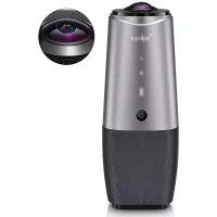 Video Conference Camera - Webcam with Microphone, Conference Call Speaker,360°Web Camera 1080P with Microphone,15 feet Voice Pickup,USB Plug and Play,Conference Webcam for Zoom Skype Hangout