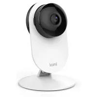 Security Home Camera, Kami by YI 1080p WiFi Smart Wireless Indoor Nanny IP Cam with Night Vision, 2-Way Audio, Motion & Face Detection, Phone App, Pet Cat Dog Cam - Works with Alexa and Google