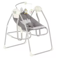 Dream On Me Sway 2in1 Cradling Swing & Rocker, Grey