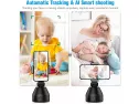 Powerextra Face Auto Tracking Phone Holder Selfie Sticks 360° Rotation Smart Shooting Mount Sturdy Vlog Holder Smart Tracking Holder For Iphone Android Camera