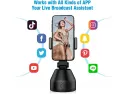 Powerextra Face Auto Tracking Phone Holder Selfie Sticks 360° Rotation Smart Shooting Mount Sturdy Vlog Holder Smart Tracking Holder For Iphone Android Camera