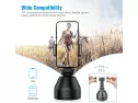 Powerextra Face Auto Tracking Phone Holder Selfie Sticks 360° Rotation Smart Shooting Mount Sturdy Vlog Holder Smart Tracking Holder For Iphone Android Camera