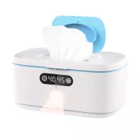 Bellababy Wipe Wamer Can be Used in Vehicle and Home, Baby Wet Wipes Dispenser with Night Light,Real-time Temperature Display