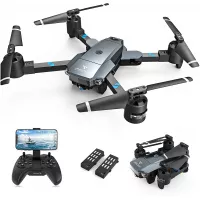 SNAPTAIN A15H Foldable Drone with 1080P HD Camera FPV WiFi RC Quadcopter for Beginners, Optical Flow Positioning, Voice Control, Gesture Control, Trajectory Flight, Circle Fly, G-Sensor