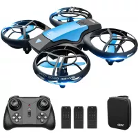 4DRC V8 Mini Drone for Kids Toy, Hand Operated/Remote Control Quadcopter with 3 Batteries, Altitude Hold, Headless Mode, Throwing GO, 3D Flip and Auto Hover, for Beginners for Boys & Girls Gift
