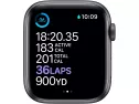 Apple Watch Series 6 (gps + Cellular, 44mm) - Space Gray Aluminum Case With Black Sport Band (renewed)