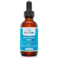Eye Perfect Elixir - With Bakuchiol (Retinol Alternative), Pure Argan and Rosehip Oils, Squalane, Vitamin C & E - Best Anti-Aging Treatment Serum for Bags, Puffiness, Wrinkles, Crow Feet