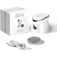 MINT Sonic Facial Cleansing Brush and Massager | Waterproof Silicone face Brush, deep Cleansing, Gentle exfoliating, Flawless Cleanse for Removing Blackhead, Wrinkle, Anti-Aging, Skin Tightening