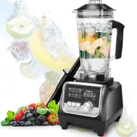 OMMO Blender 1800w, Professional Countertop Blender Smoothie Maker with Built-in Timer, High Power Blender 68oz Cups for Smoothies, Blend, Chop, Grind