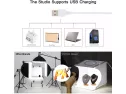 Yotto Folding Photo Studio Light Box Kit, 12.2 X 12.2inch Portable Pho..