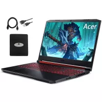 Acer Nitro 5 Gaming Laptop 15.6” FHD IPS, 9th Gen Intel Core i5-9300H(Beat i7-7700T), GeForce GTX 1650, 16GB RAM, 512GB NVMe SSD, WiFi6, Backlit Keyboard, HDMI w/GM Accessories