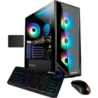 iBUYPOWER Desktop Gaming Computer | Intel Core i7-10700F | NVIDIA GeForce GTX 1660Ti | 32GB DDR4 Memory | 1024GBSSD +1TBHDD | Mouse and Keyboard | Windows 10 | with Woov Mouse Pad Bundle