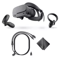 Oculus Rift S PC-Powered VR Gaming Headset with Touch Controller, Intergrated VR Audio, Adjustable Halo Headband, Mytrix Lens Wipes
