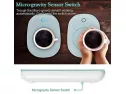 Coffee Mug Warmer For Desk Auto Shut Off-timing Cup Warmer Plate Temperature Control-smart Beverage Heater Coaster-tea Coffee Accessories Gifts For Dad Boss Men Coffee Lovers Women Gadgets For Home Office