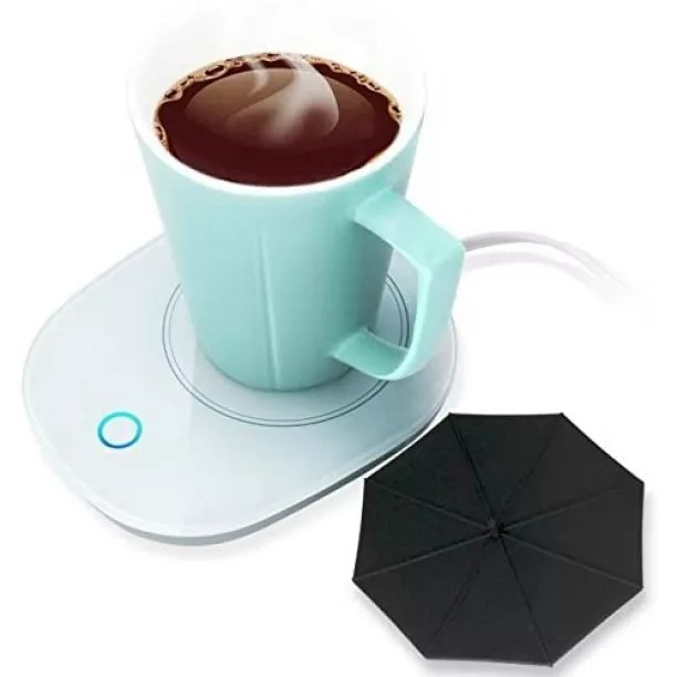 Coffee Mug Warmer For Desk Auto Shut Off-timing Cup Warmer Plate Temperature Control-smart Beverage Heater Coaster-tea Coffee Accessories Gifts For Dad Boss Men Coffee Lovers Women Gadgets For Home Office