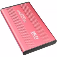 External Hard Drive 1TB 2TB, Slim External Hard Drive Portable Compatible with PC, Laptop and Mac (A-2TB-Red)