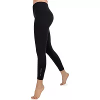 celeblink Women's High Waisted 7/8 Black Leggings Yoga Pants Seamless Tight Black 25“
