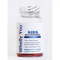 Wholly You®, Kids Multivitamins, 60ct Pectin Gummies, Kids Complete Vitamins and Minerals, Support Health Growth/Brain Development/Immune System for Kids
