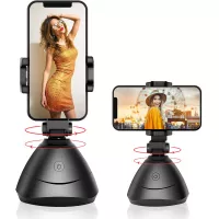Cell Phone Stand Auto 360°Rotation Smart Face Tracking Holder Stabilizer Mount for iPhone Tripod Gimbal Selfie Stick for Smartphone Shooting Video Recording Tripod TIK Tok YouTube
