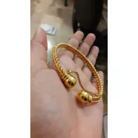 24k Gold Plated Handmade Bangles  Snake Back Free Delivery Pakistan